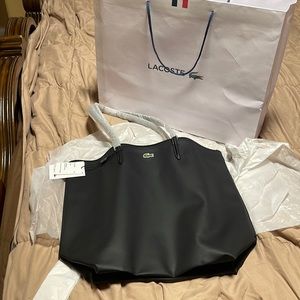 Lacoste tote bag black